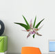 Potted Pink Orchid Flower Wall Decal