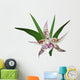 Potted Pink Orchid Flower Wall Decal