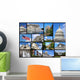Washington DC. Photo collage. Wall Decal
