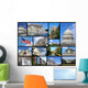 Washington DC. Photo collage. Wall Decal