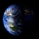 Day and night on planet Earth. Wall Decal