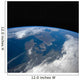 Denmark, Germany, Sweden with stars in the background. Wall Decal
