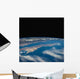 Baja California from space. Stars in the background. Wall Decal