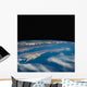 Baja California from space. Stars in the background. Wall Decal