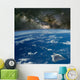 Hawaii under the Milky Way. Wall Decal
