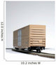 Model Boxcar Wall Decal