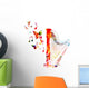 Colorful music background. Vector Wall Decal