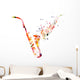 Abstract music background Wall Decal