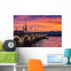 Coucher de soleil sur Bordeaux Wall Decal