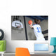 A teenager basketball player play his favorite sport Wall Decal