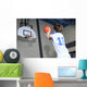 A teenager basketball player play his favorite sport Wall Decal