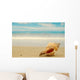 Conch shell on beach Wall Decal