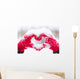 Making heart symbol Wall Decal