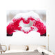 Making heart symbol Wall Decal