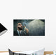 money burning - businessman arrogant Wall Decal