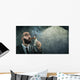 money burning - businessman arrogant Wall Decal