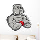 Bulldog Strong Mascot Wall Decal