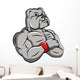 Bulldog Strong Mascot Wall Decal
