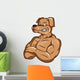 Dog Strong Mascot Wall Decal