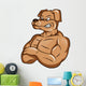 Dog Strong Mascot Wall Decal