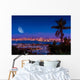 San Diego Night with Moon Wall Decal