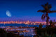 San Diego Night with Moon Wall Decal