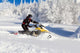 Athlete on a snowmobile Wall Decal