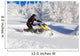 Athlete on a snowmobile Wall Decal
