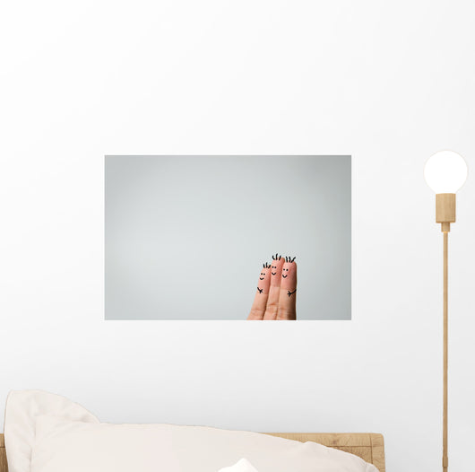 Happy fingers Wall Decal