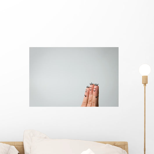 Happy fingers Wall Decal