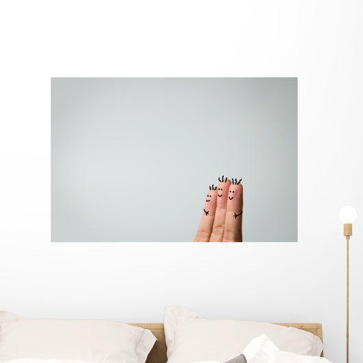 Happy fingers Wall Decal
