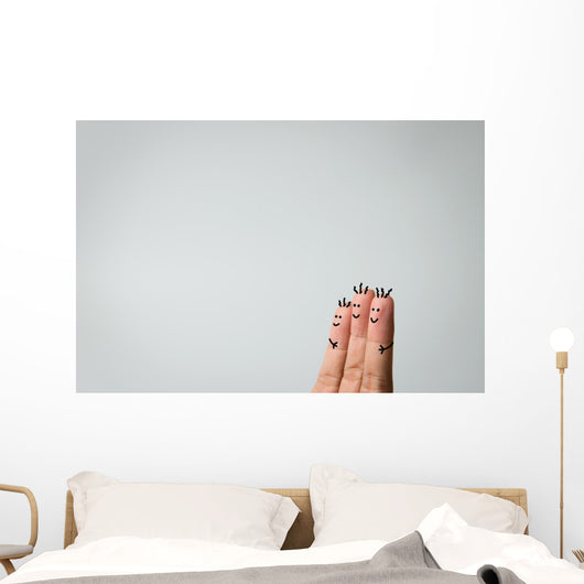 Happy fingers Wall Decal