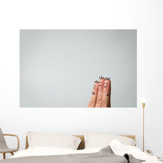 Happy fingers Wall Decal