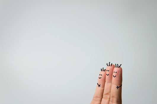 Happy fingers Wall Decal