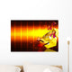 Hot lucky sevens and casino dice flying at the viewer Wall Decal