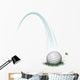 golf ball action Wall Decal