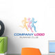 running-logo Wall Decal