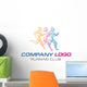 running-logo Wall Decal