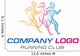 running-logo Wall Decal