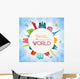 Travel around World Wall Decal