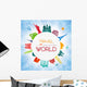 Travel around World Wall Decal