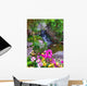 Orchids Tropical Waterfall Wall Decal