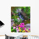 Orchids Tropical Waterfall Wall Decal