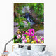 Orchids Tropical Waterfall Wall Decal