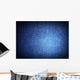 blue binary background Wall Decal