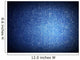 blue binary background Wall Decal
