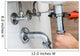 Male Plumber Fixing Sink In Bathroom Wall Decal