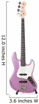 Pink bass guitar Wall Decal