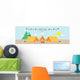 illustration vector of a campsite. (Day) Wall Decal