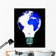 globe light bulb Wall Decal